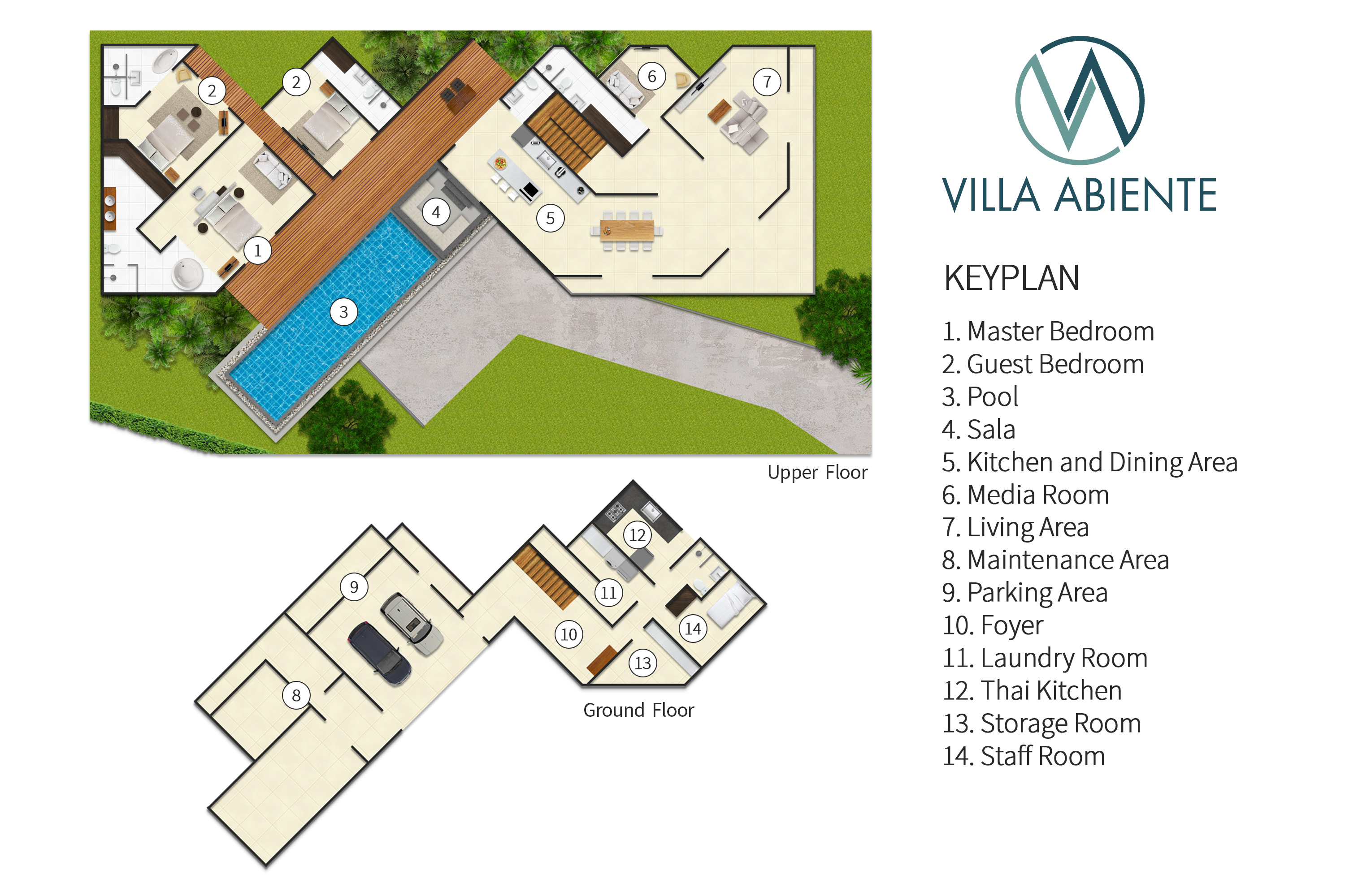 Villa Abiente - Floorplan